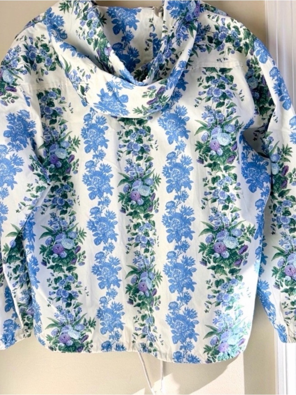Clare V Theo Anorak - Blue Floral Stripe / M/L
Originally $325 - Picture 2 of 5
